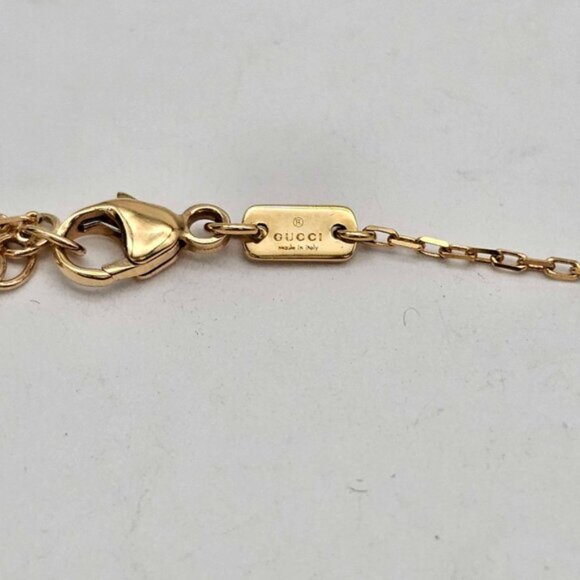 Gucci GG Running 18k Gold Diamond Necklace Brand New 900-042425 - Picture 12 of 15